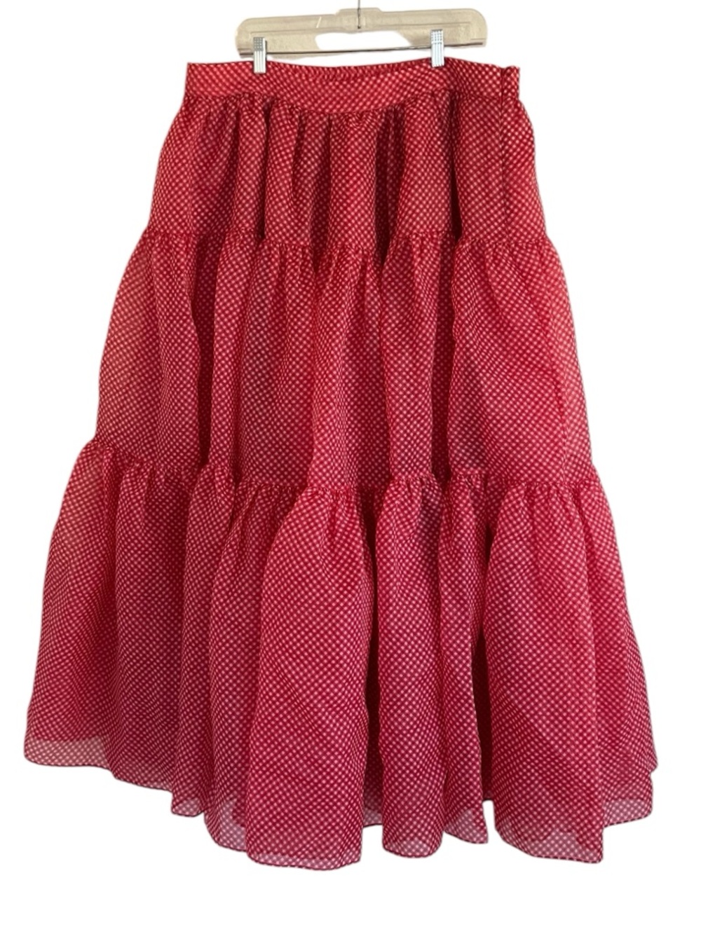 Selkie Red The Baby Gingham Favourite Skirt Size 3X - Picture 1 of 10